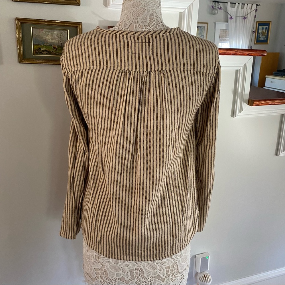 CURRENT/ELLIOT The Retreat Smock Knit Blouse Sz 8 - Picture 4 of 5